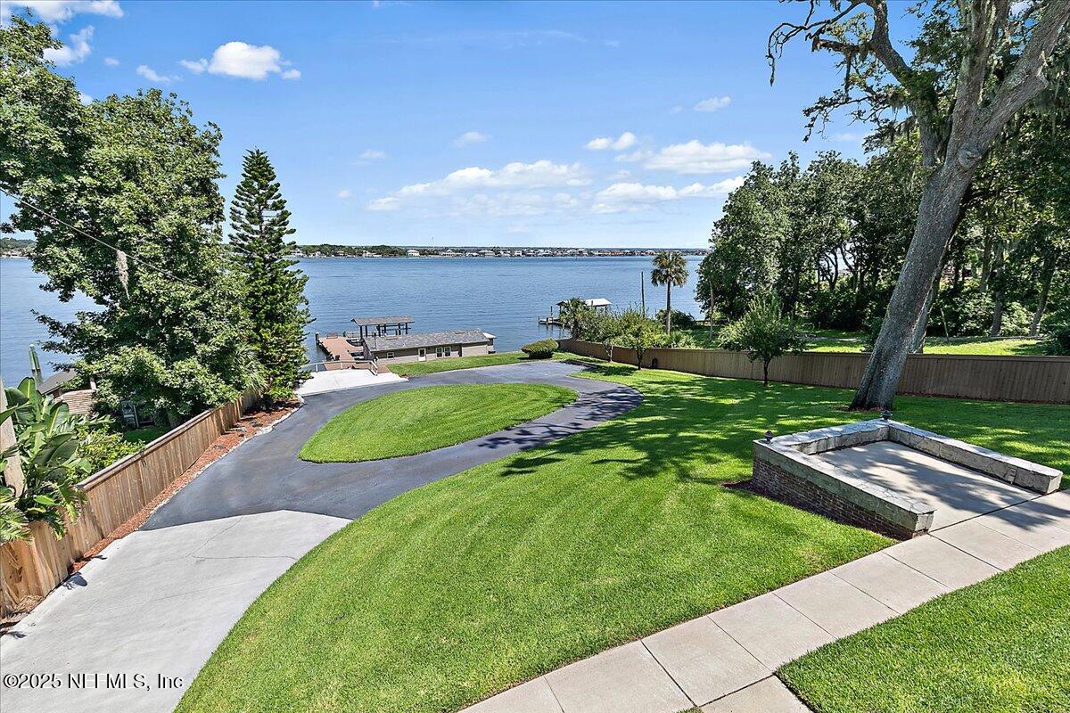 12827 Fort Caroline Road Jacksonville, FL 32225 - Photo 4 of 42 a view of a garden with a lake view