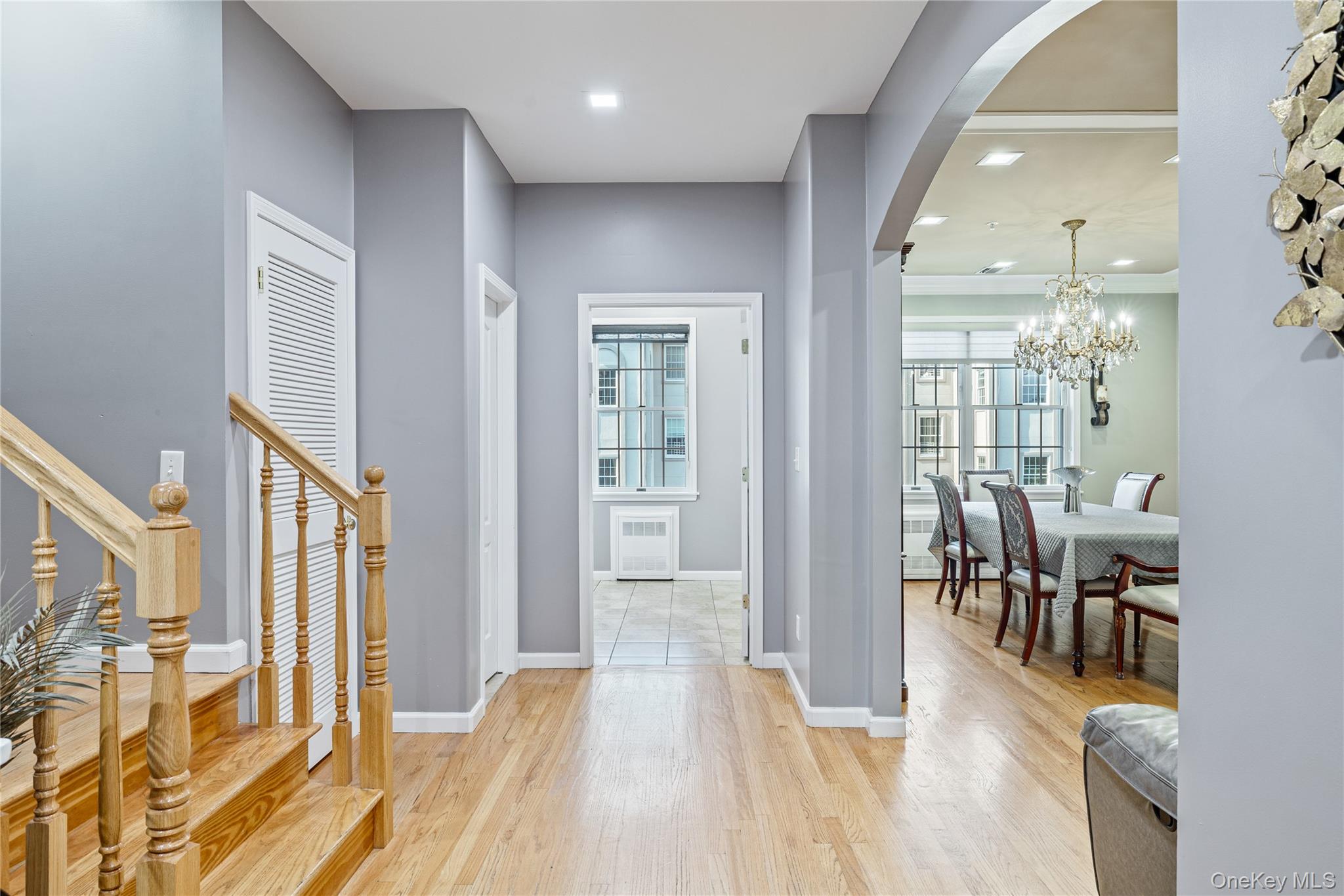 3314 Parkview Drive Spring Valley, NY 10977 - Photo 5 of 34 wooden floor in a hall with a dining table & chairs in a room