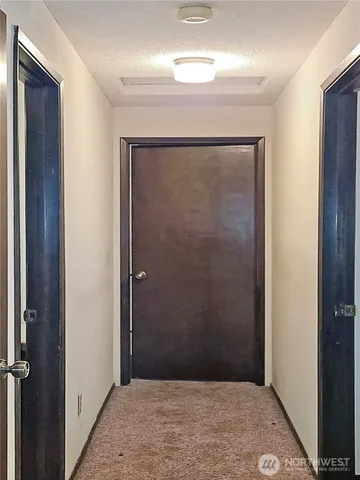 a view of a front door of house