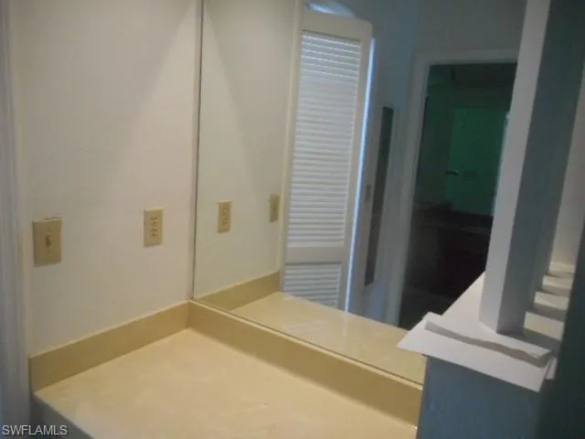 a bathroom with a sink