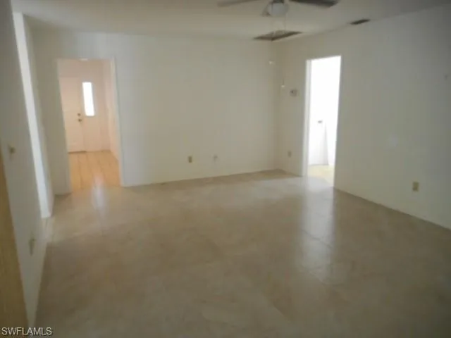 a view of empty room