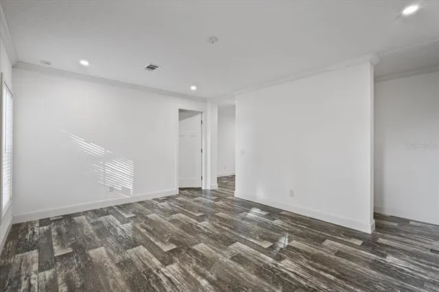 a view of empty room