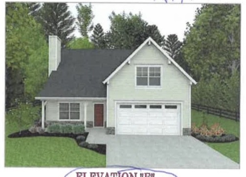 205 Ruby Cate Way Murfreesboro, TN 37128 - Photo 1 of 2 a front view of a house with a yard and garage