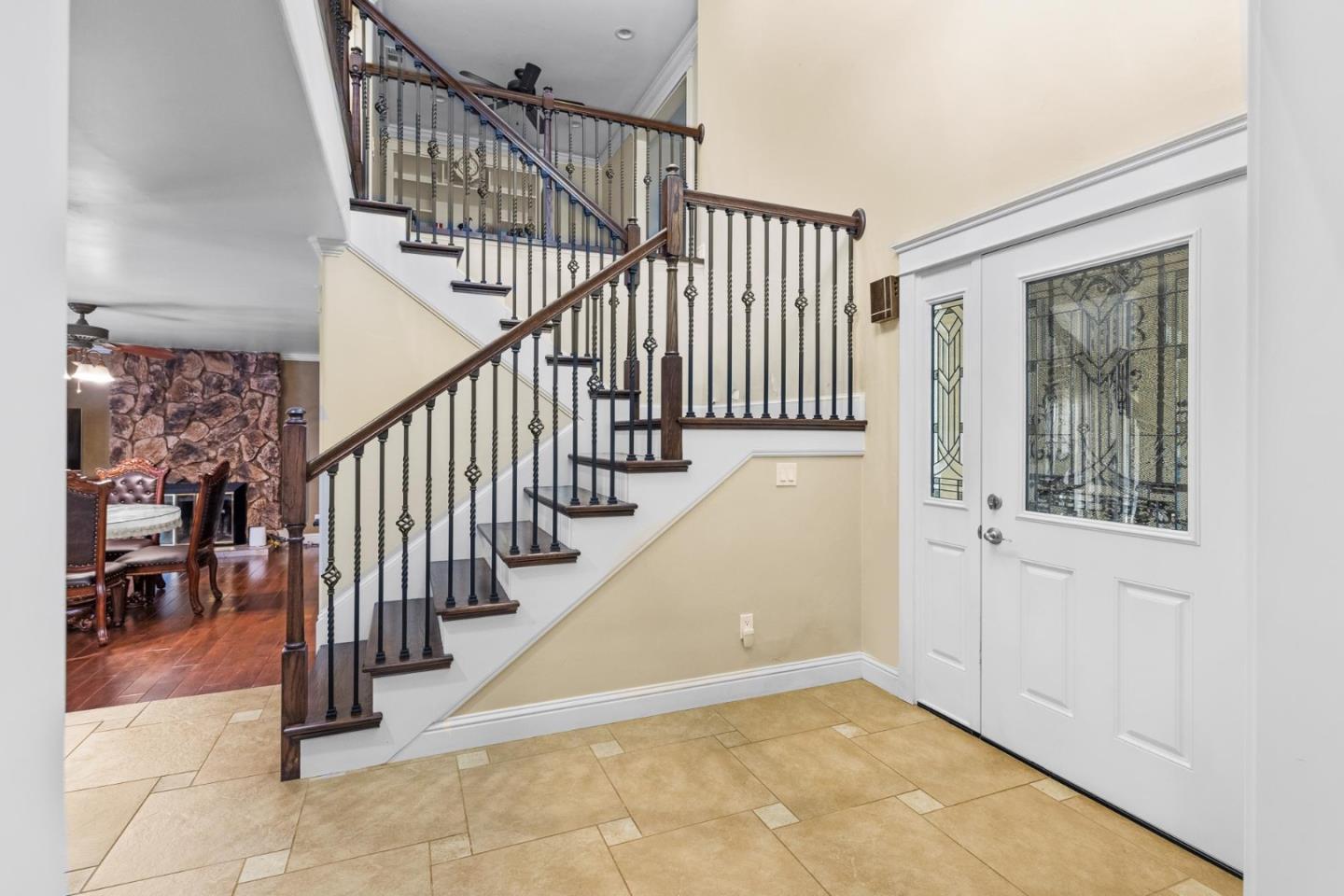 1504 Mable Avenue Modesto, CA 95355 - Photo 17 of 47 a view of staircase with railing and white walls