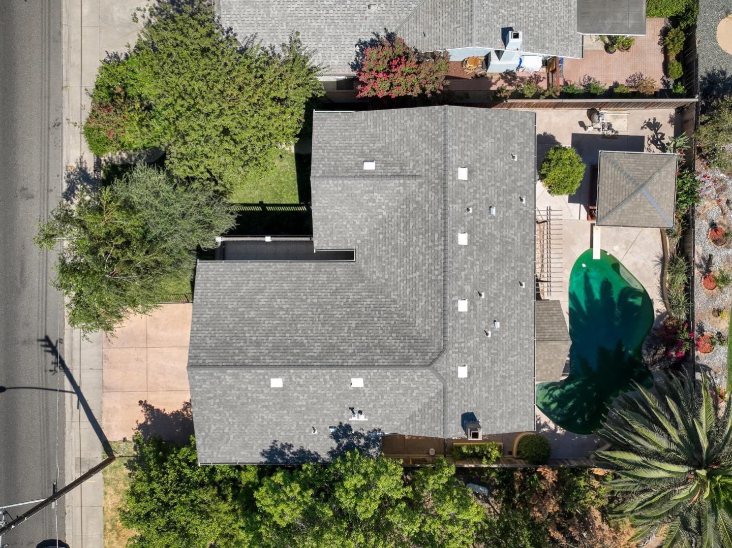 1504 Mable Avenue Modesto, CA 95355 - Photo 46 of 47 an aerial view of a house with a yard