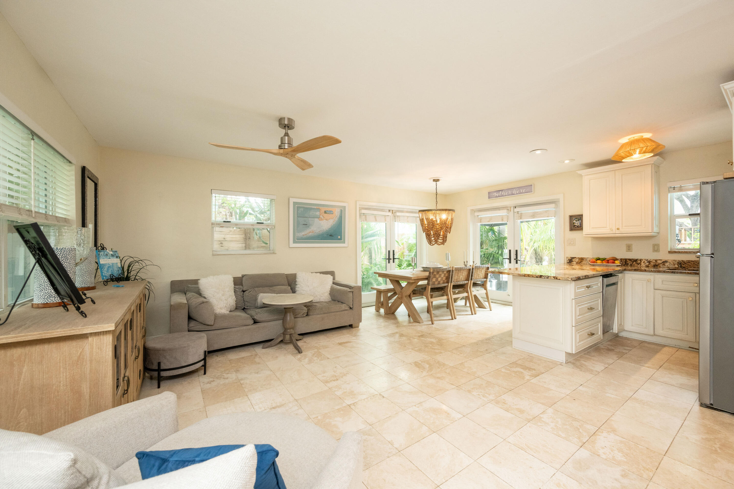 1523 Seminary Street Key West, FL 33040 - Photo 5 of 38 a living room with furniture and kitchen view