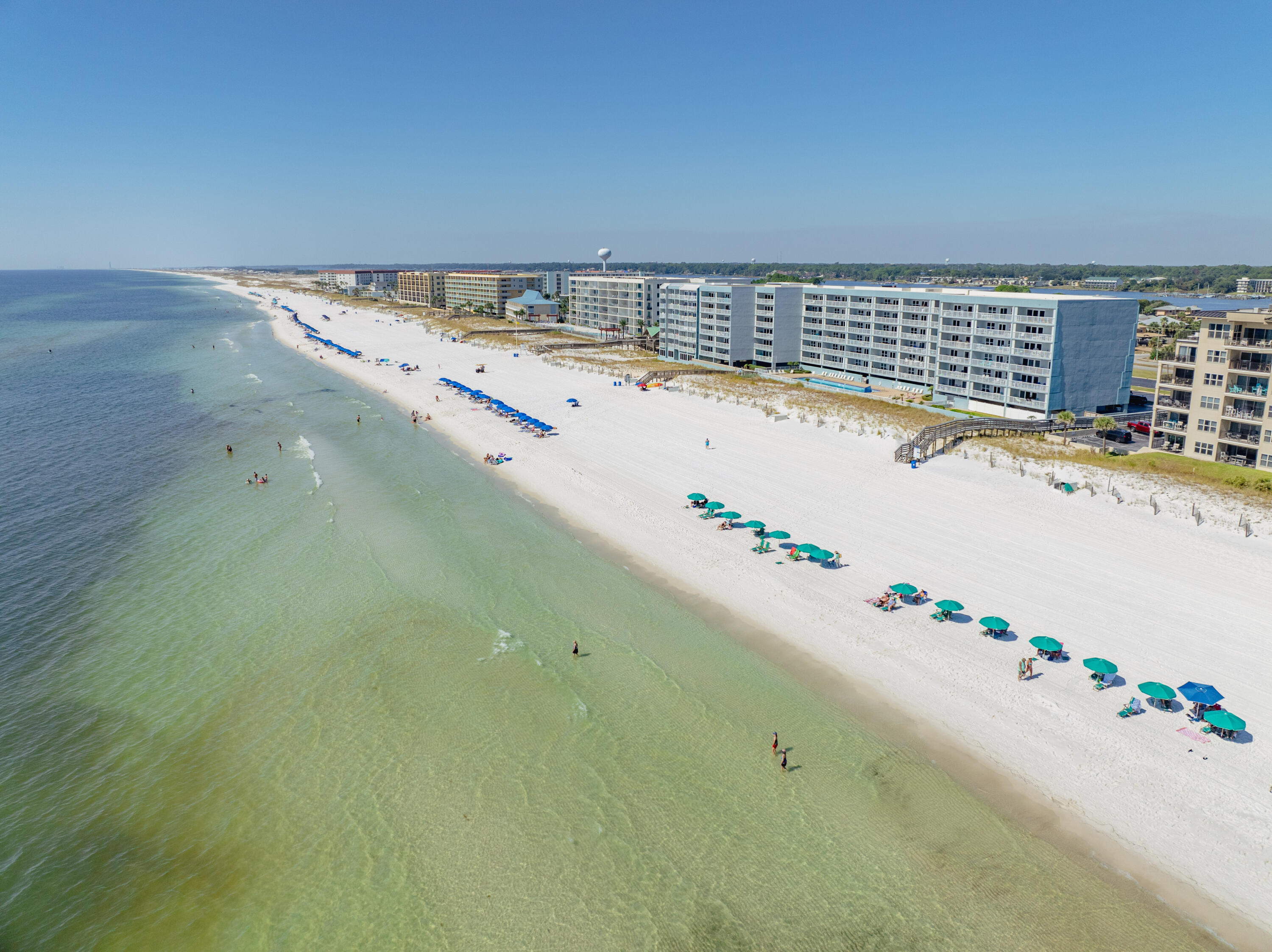 790 Santa Rosa Boulevard, Unit 206 Fort Walton Beach, FL 32548 - Photo 33 of 44 Coastline-Aerial View