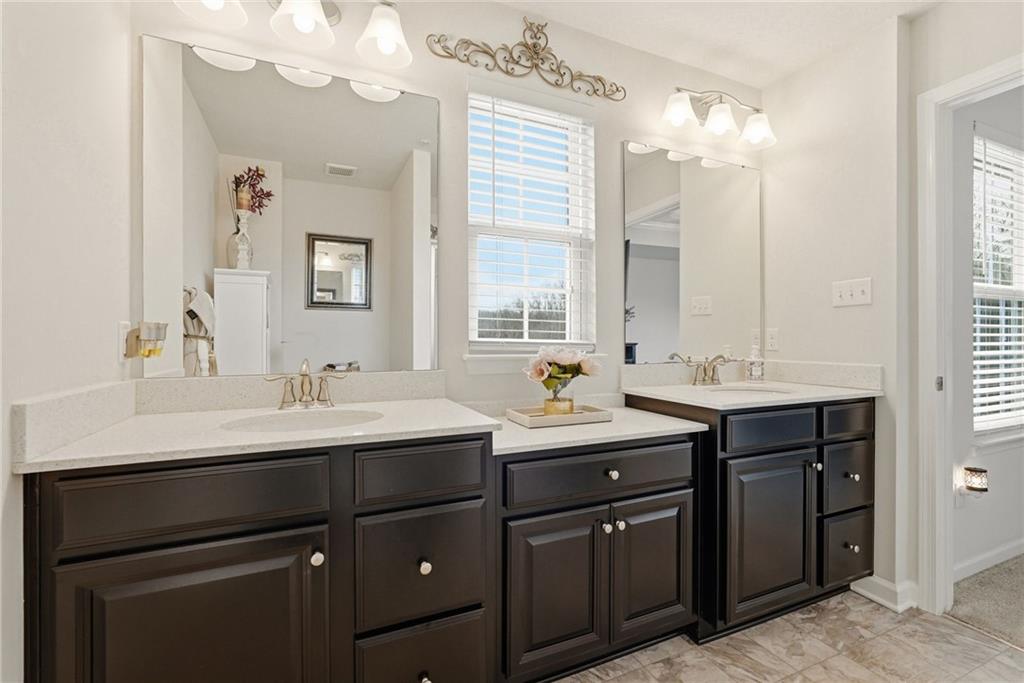 103 John Street Washington, PA 15301 - Photo 23 of 39 a bathroom with a double vanity sink mirror and double