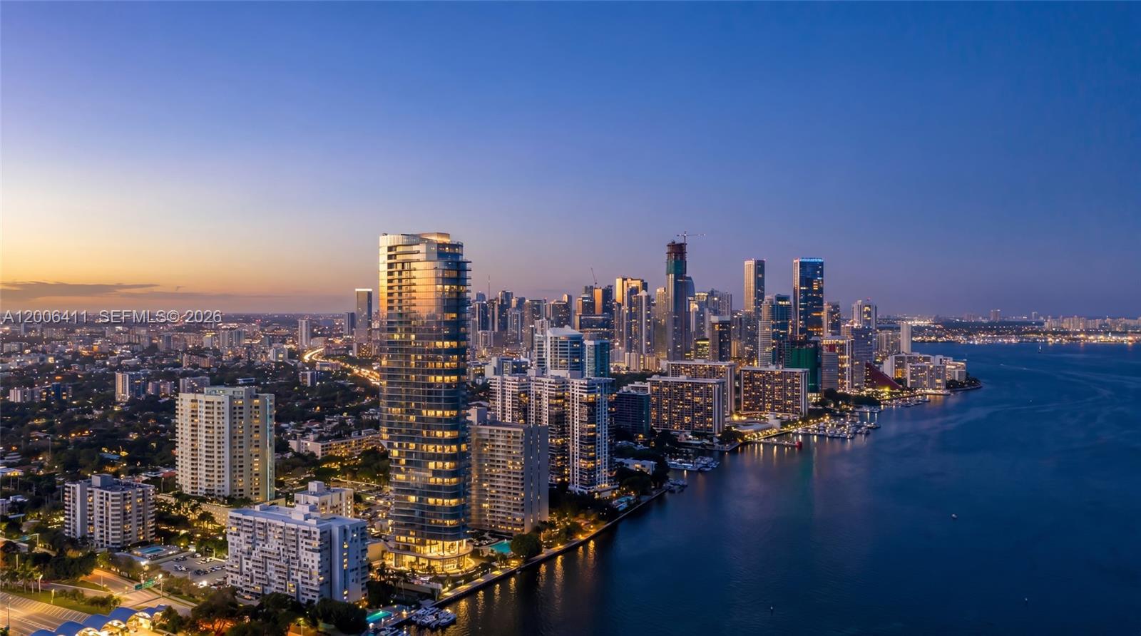 175 Southeast 25th Road, Unit 1202 Miami, FL 33129 - Photo 47 of 74 a view of a city with tall buildings