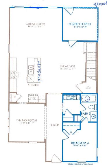 46 Clearblue Loop Summerville, SC 29486 - Photo 40 of 42 First Floor Plan