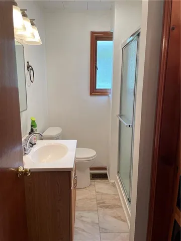 a bathroom with a tub