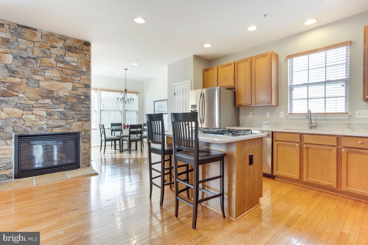 73 Two Rivers Drive Edgewater, MD 21037 - Photo 8 of 35 Quartz Topped Center Island with Breakfast Bar