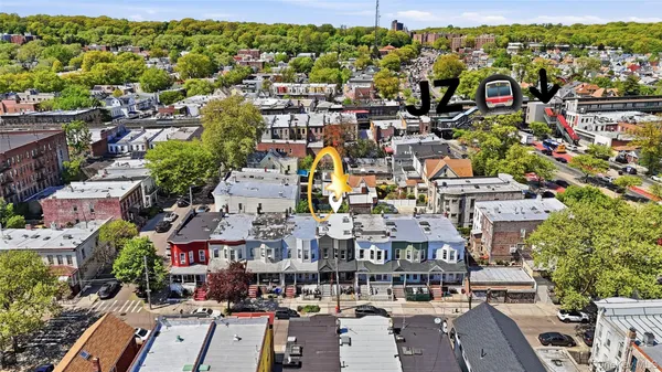 an aerial view of city
