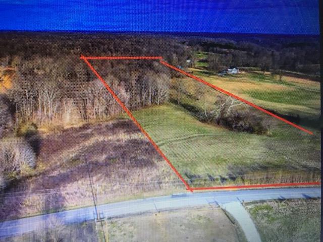 0 Breeden Road Charlotte, TN 37036 - Photo 2 of 14 Drone View from the air AT BREEDEN ROAD (red lines not exact--just for approximate view)