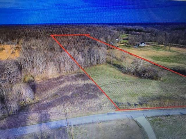 0 Breeden Road Charlotte, TN 37036 - Photo 7 of 14 Drone View from the air AT BREEDEN ROAD (red lines not exact--just for approximate view)