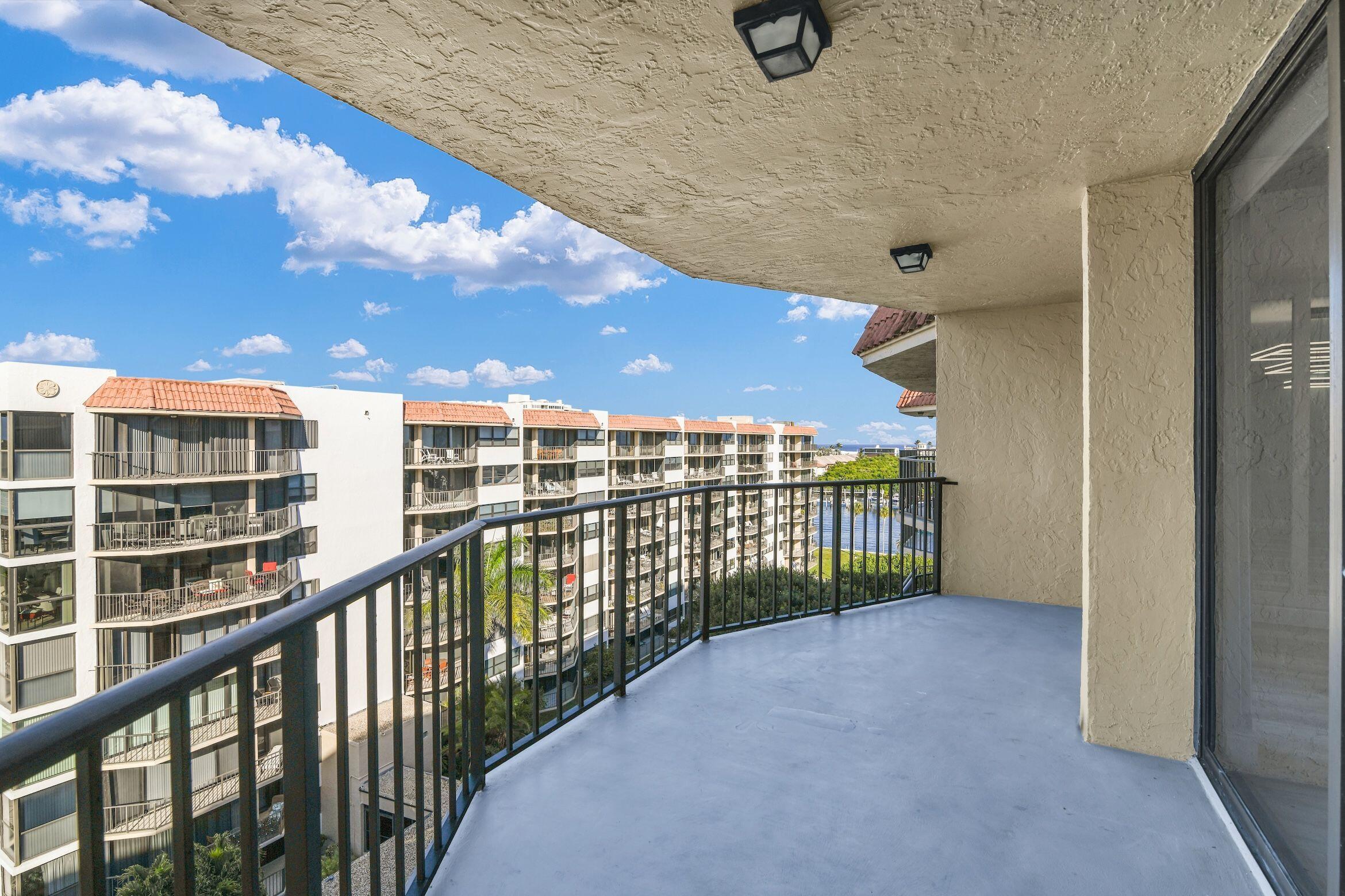 859 Jeffery Street, Unit 810 Boca Raton, FL 33487 - Photo 27 of 61 a view of balcony with a potted plant
