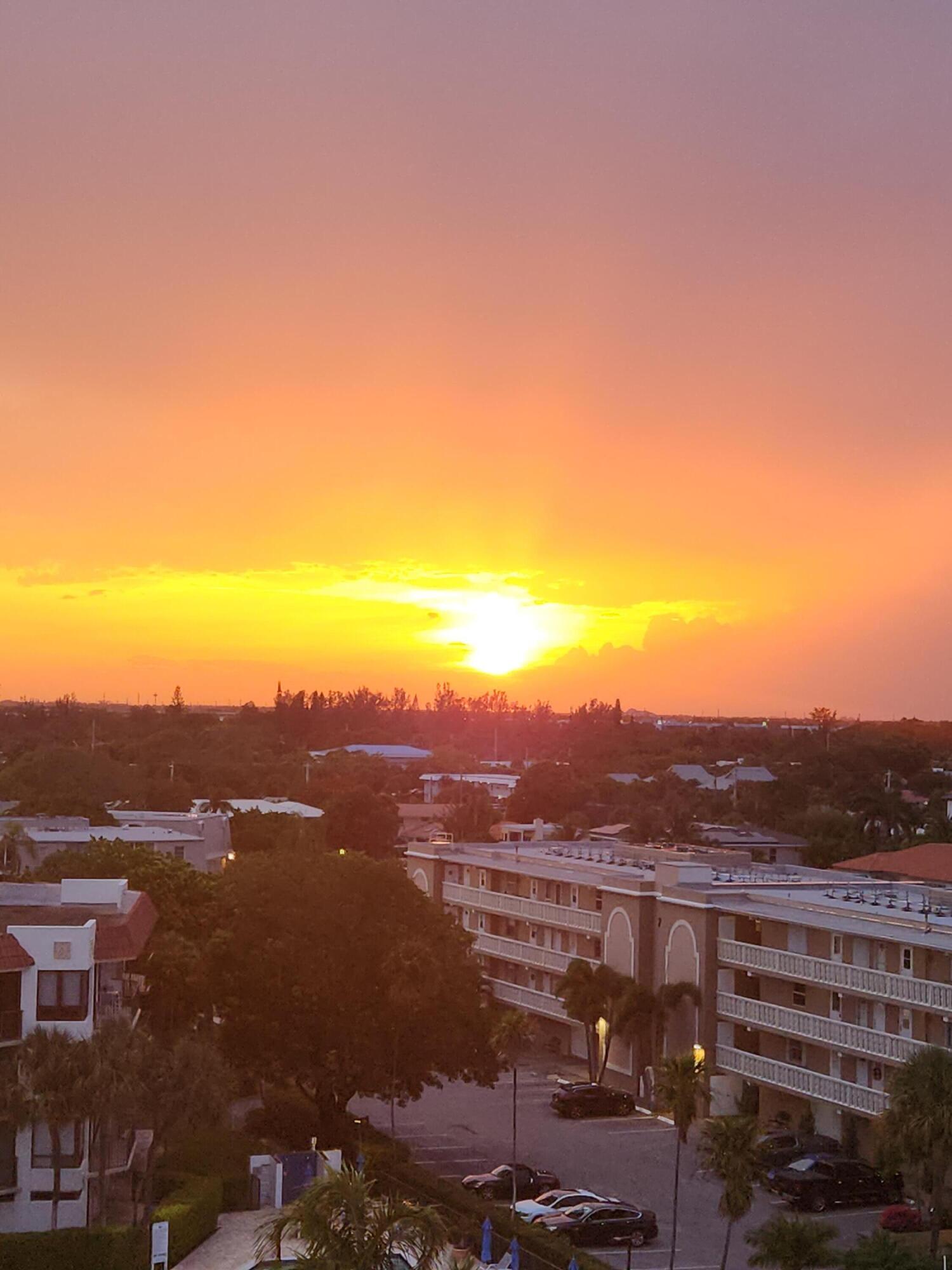 859 Jeffery Street, Unit 810 Boca Raton, FL 33487 - Photo 61 of 61 PB sunset view