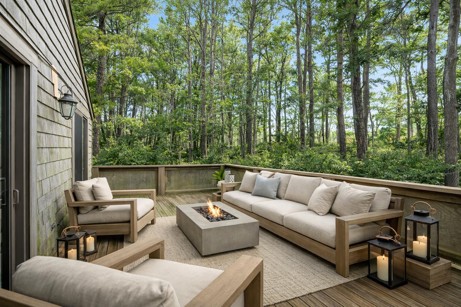 4 Quail Run Road, Unit 1 Oak Bluffs, MA 02557 - Photo 16 of 23 Deck - Virtual Staging