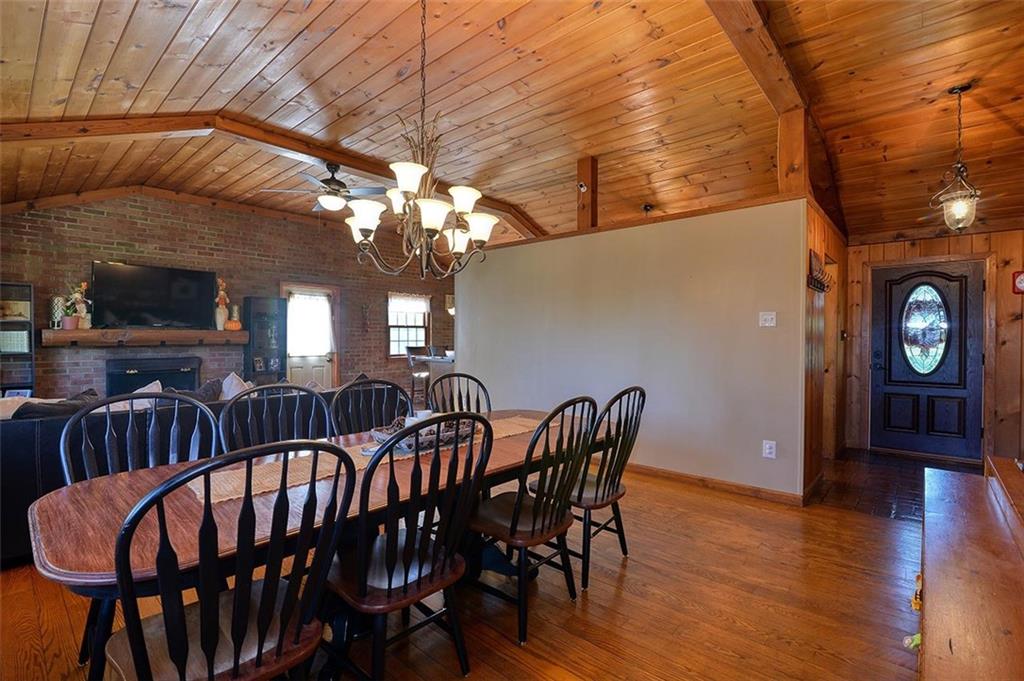 4 Locker Road Eighty Four, PA 15330 - Photo 6 of 25 a view of a dining room with furniture and wooden floor