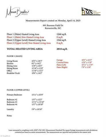 $434,900 | 991 Beesons Field Drive, Kernersville, NC 27284