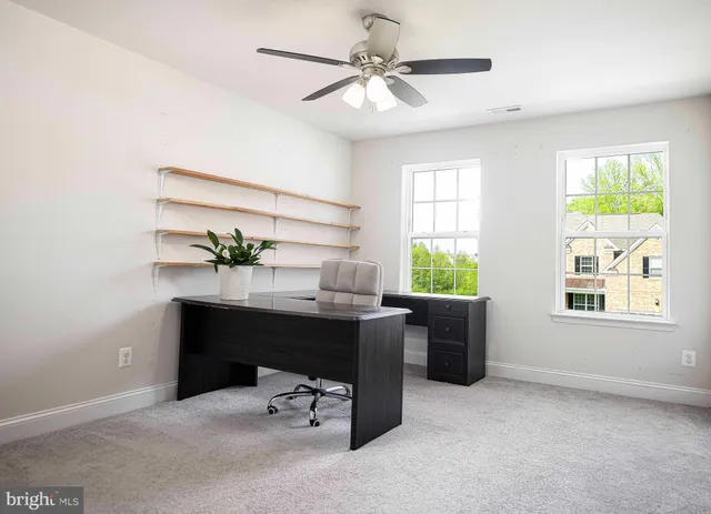 a room with furniture and window