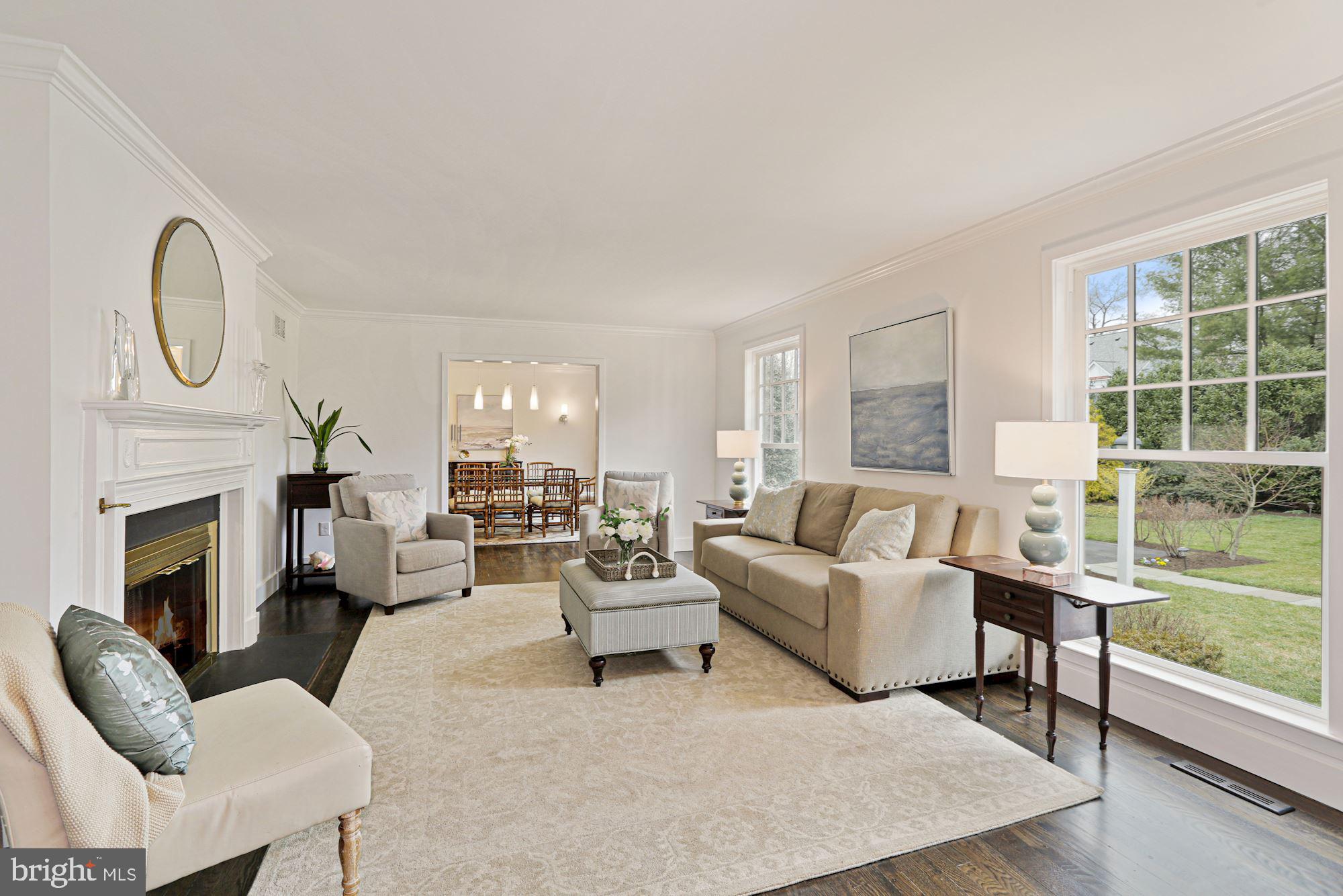 7722 Greentree Road Bethesda, MD 20817 - Photo 21 of 66 light filled Living room front of house