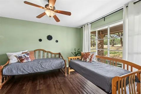 a living room with a couch and a table