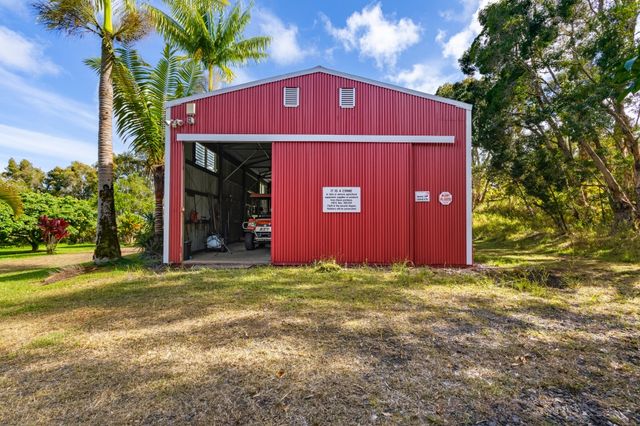 a view of a garage with furniture