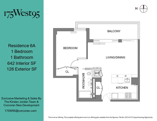 $1,050,000 | 175 West 95th Street, Unit 6A | Upper West Side