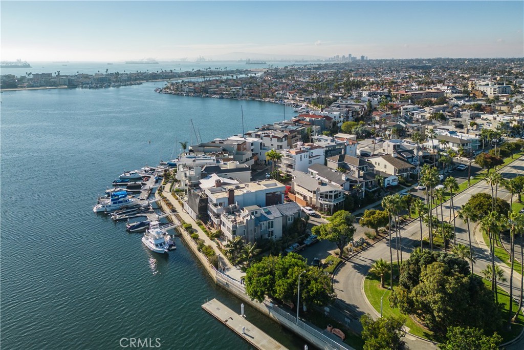6090 Appian Way Long Beach, CA 90803 - Photo 38 of 41 an aerial view of a house with a lake view