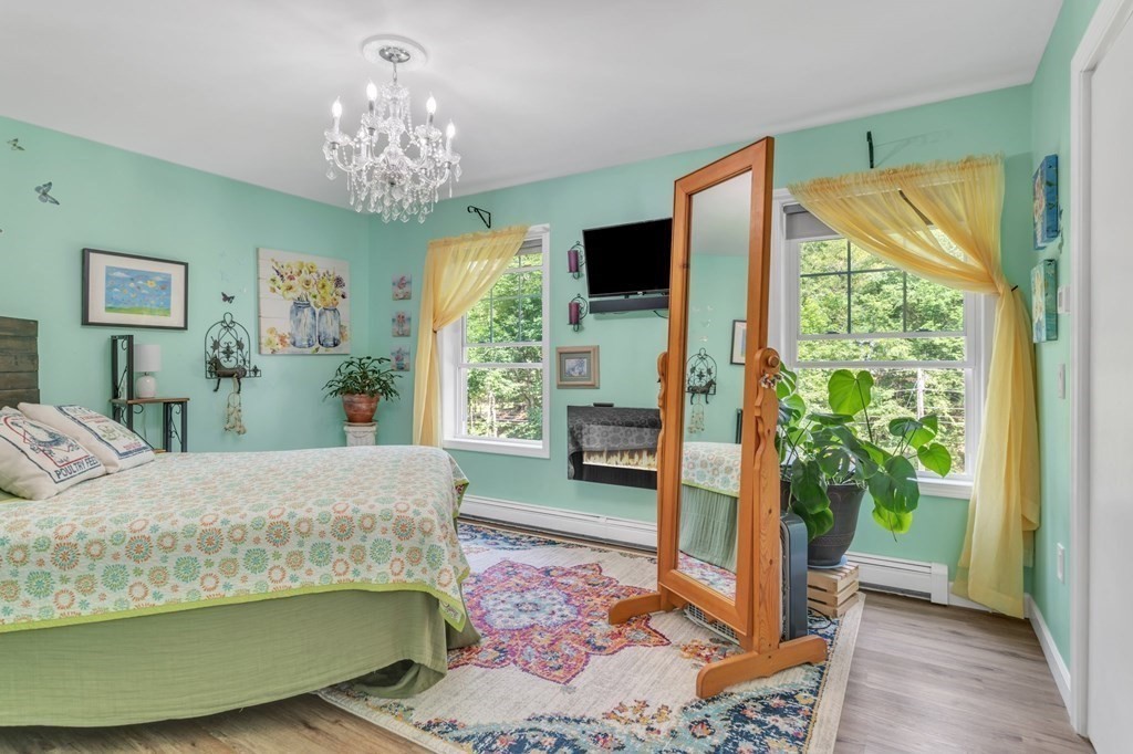 359 March Road Ashfield, MA 01370 - Photo 21 of 34 a living room with furniture and a large window