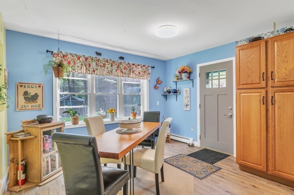 359 March Road Ashfield, MA 01370 - Photo 10 of 34 a view of a dining room with furniture window and outside view