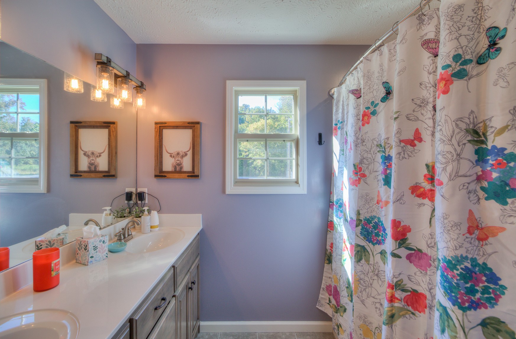 869 Jarrell Road Manchester, TN 37355 - Photo 14 of 33 a bathroom with a sink vanity and a mirror