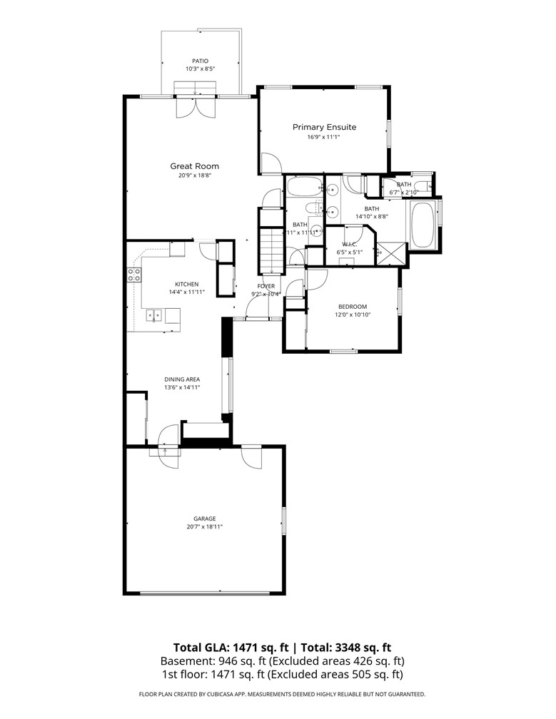 65 Cloverdale Street Rochester, NY 14612 - Photo 50 of 50 Main Floor Plan - Please note: All Furnishings can