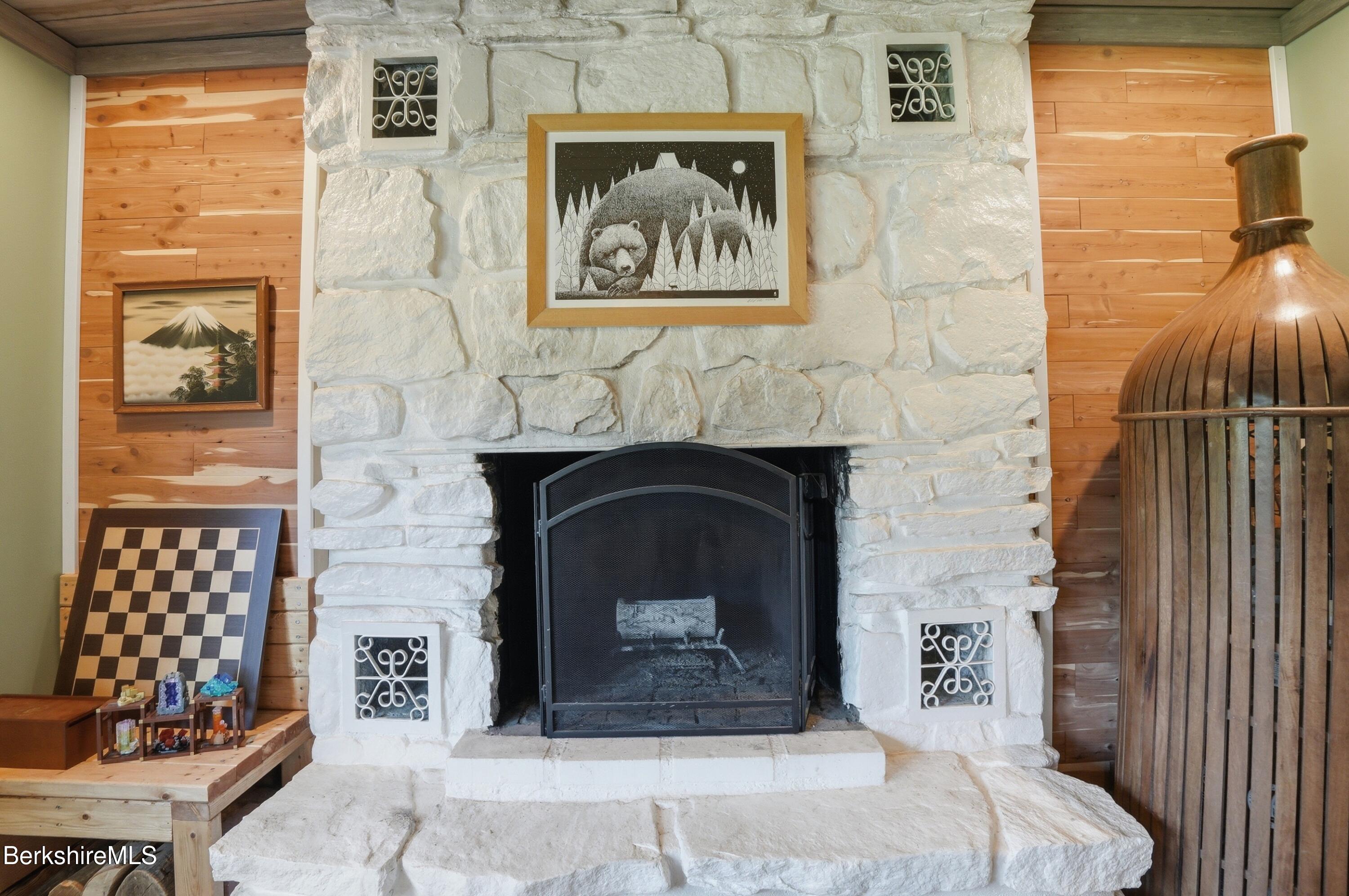 491 Main Road Savoy, MA 01256 - Photo 20 of 35 STONE FIREPLACE