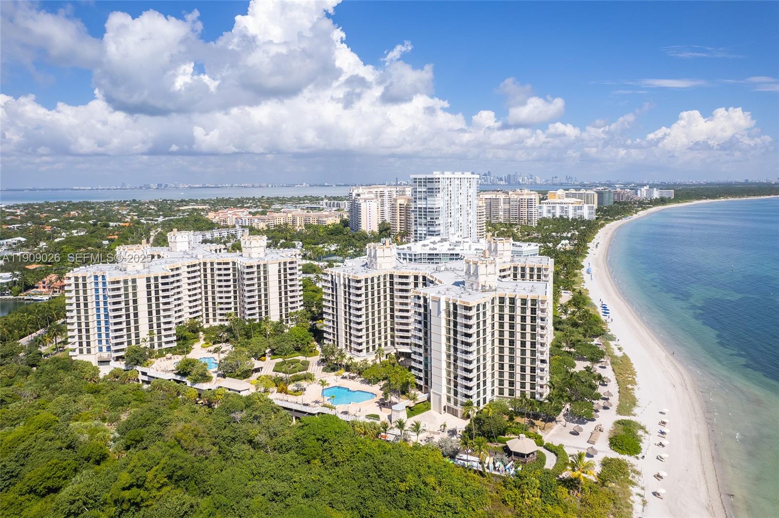 1111 Crandon Boulevard, Unit A801 Key Biscayne, FL 33149 - Photo 26 of 29 a view of a balcony with an outdoor space