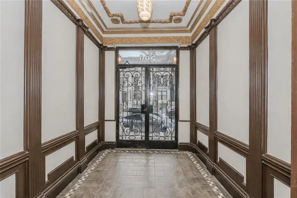 a view of front door with stairs