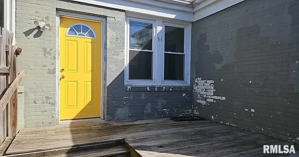 a view of a door of the house