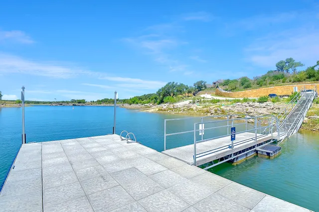 a view of a lake from a balcony