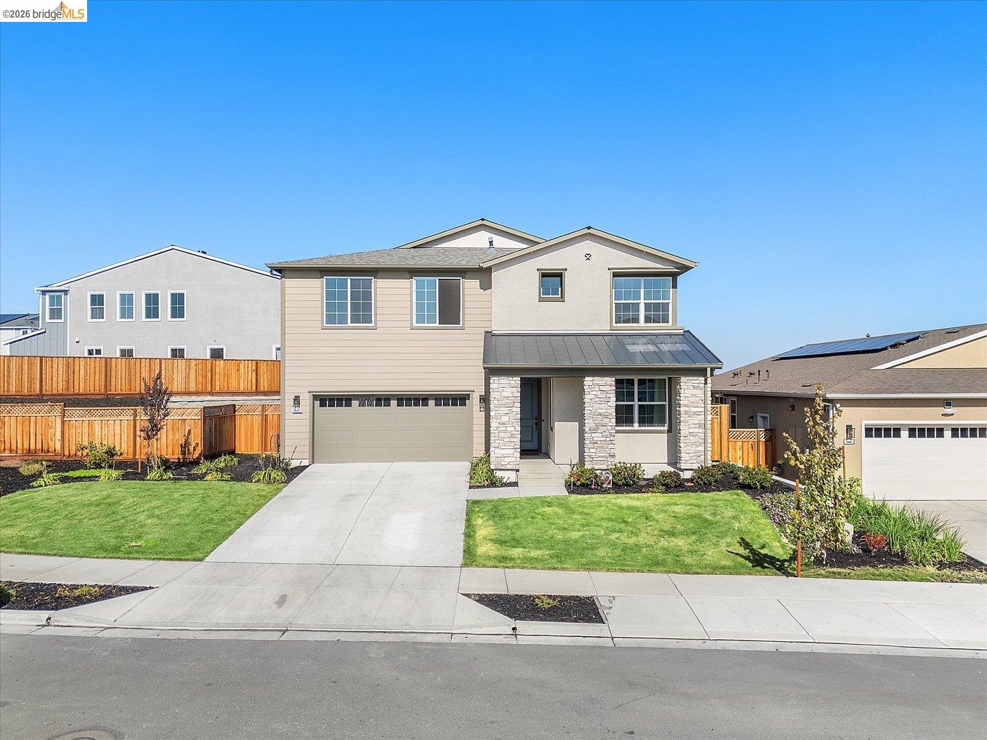 5601 Ridgepoint Way Antioch, CA 94531 - Photo 5 of 59 Contemporary two-story residence featuring a two-tone facade with stone accents
