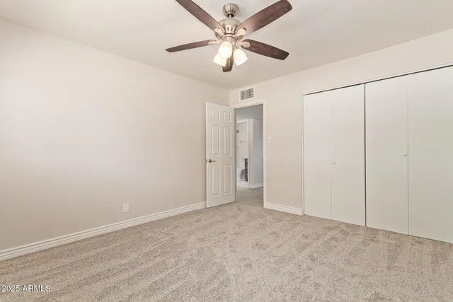 a view of an empty room