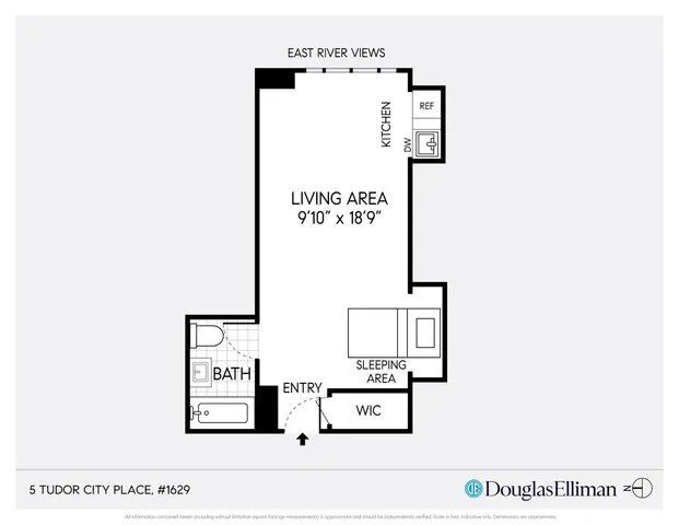 $2,875 | 5 Tudor City Place, Unit 1629 | Murray Hill