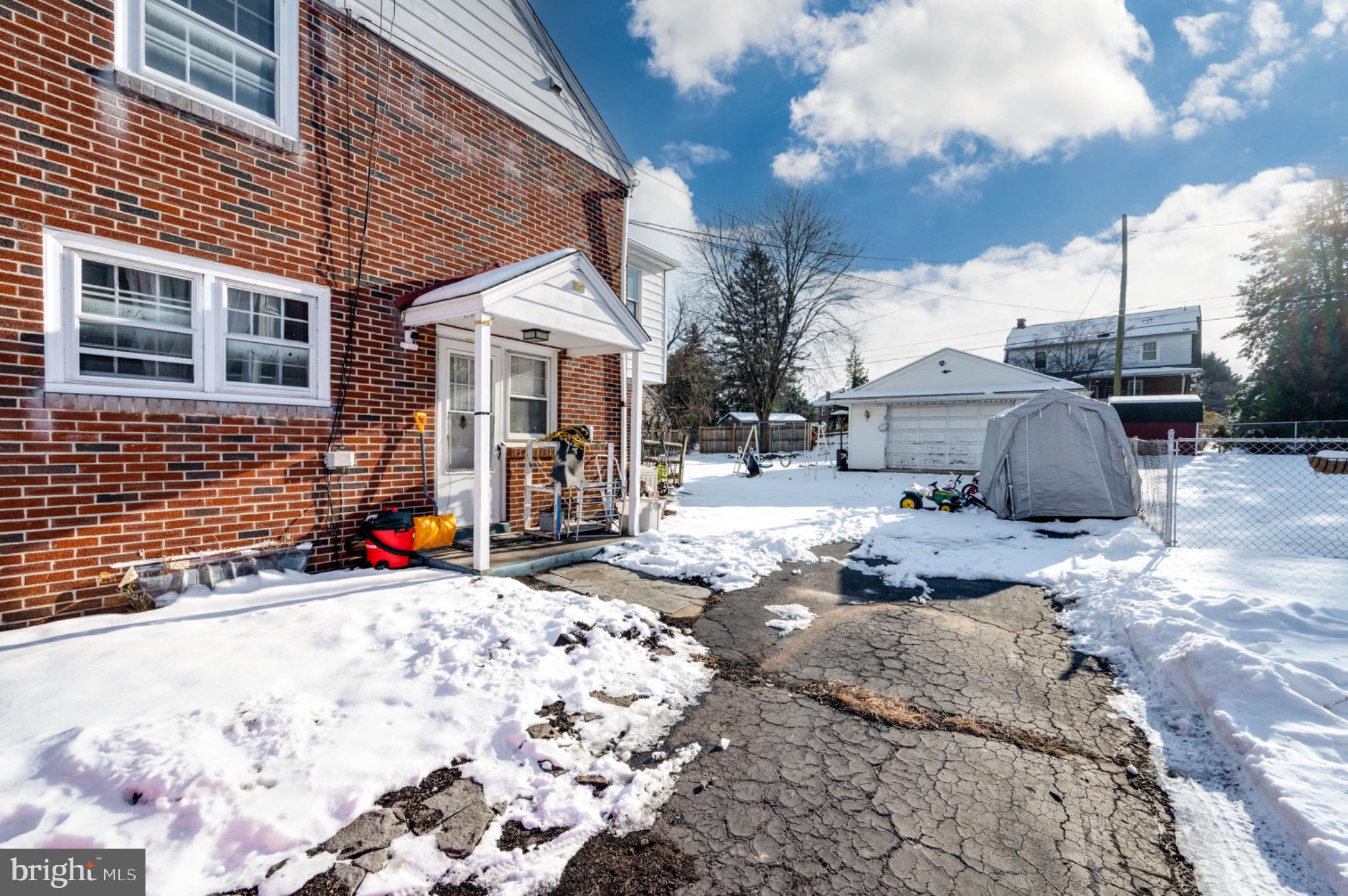 9 West 35th Street Reading, PA 19606 - Photo 5 of 14 Charming brick home in a winter wonderland.