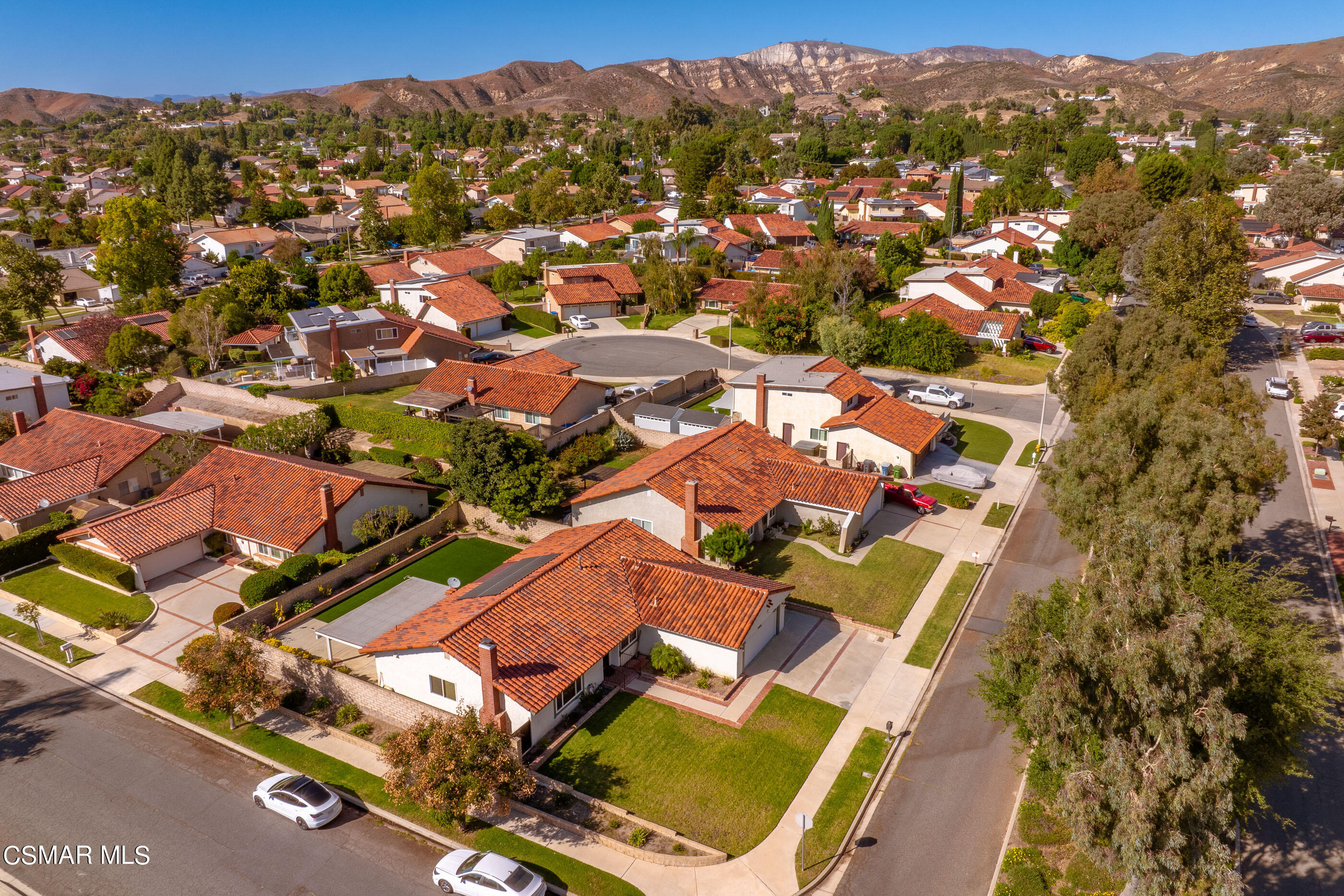 2835 Topaz Avenue Simi Valley, CA 93063 - Photo 42 of 42 an aerial view of residential houses with outdoor space