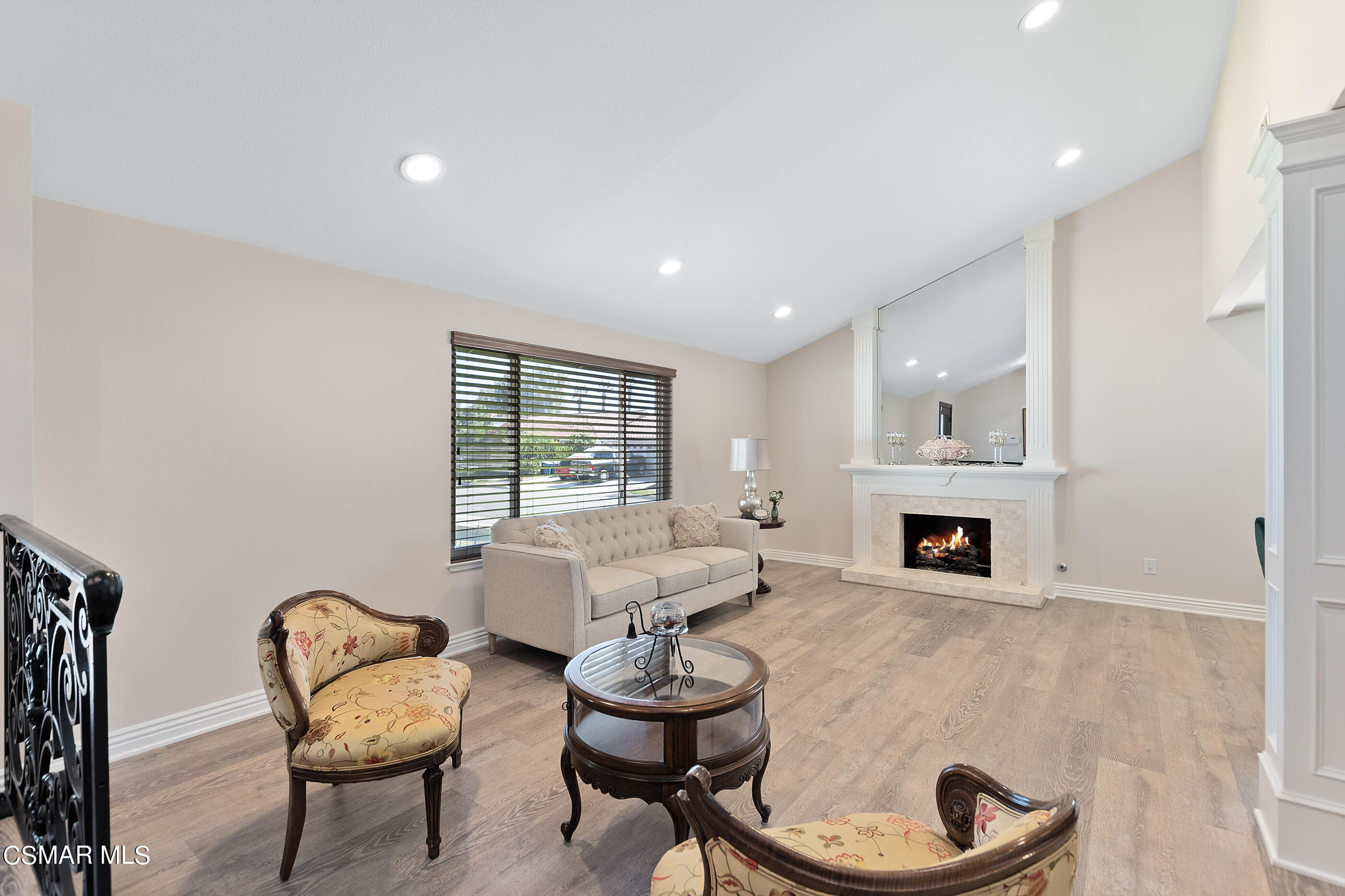 2835 Topaz Avenue Simi Valley, CA 93063 - Photo 5 of 42 a living room with furniture and a fireplace