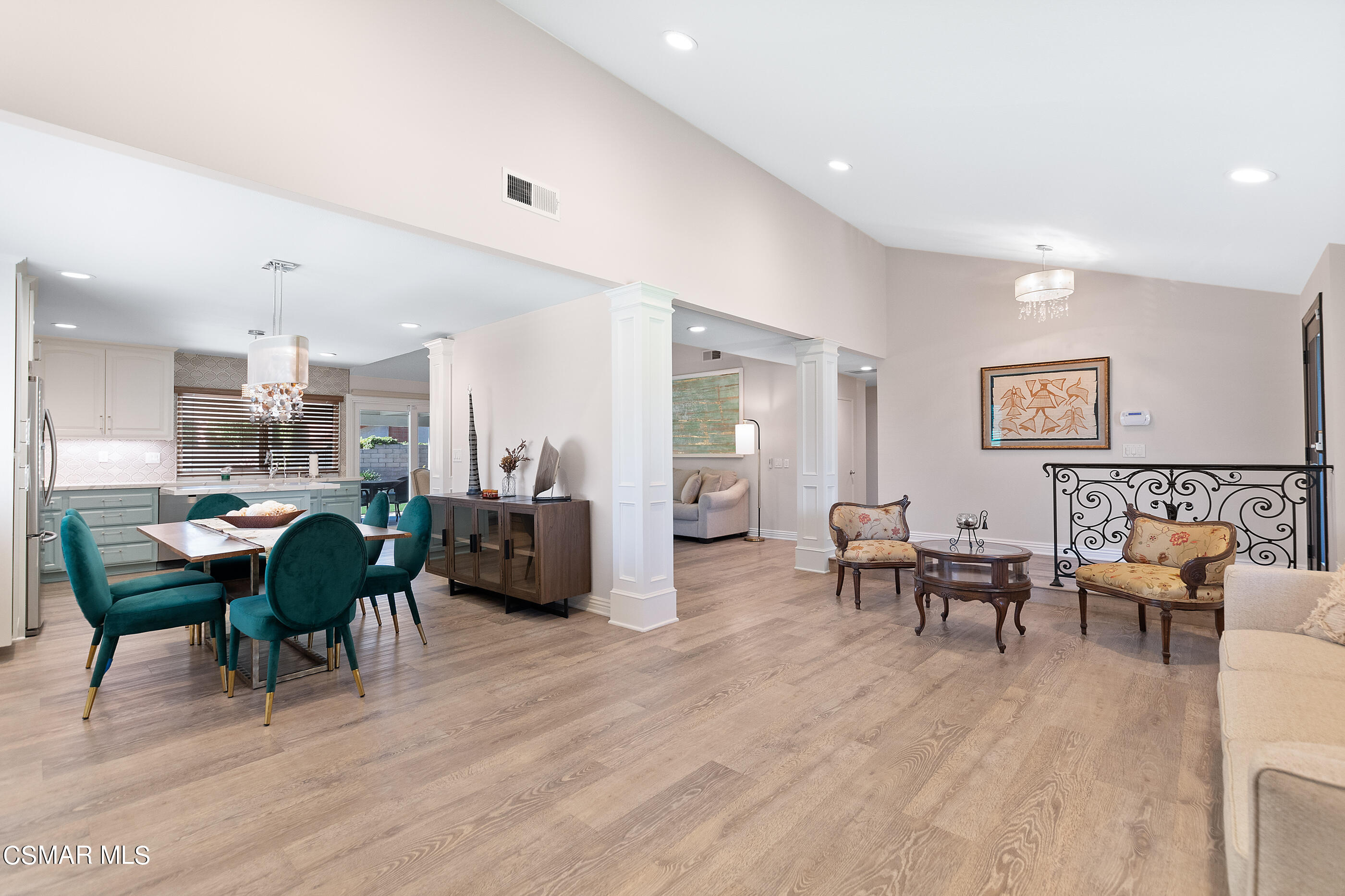 2835 Topaz Avenue Simi Valley, CA 93063 - Photo 6 of 42 a living room with furniture and a wooden floor