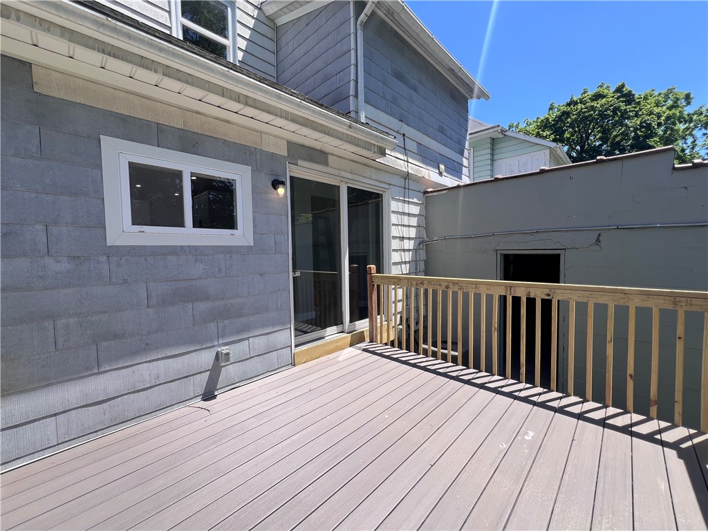 79 Evangeline Street Rochester, NY 14619 - Photo 13 of 14 Back deck