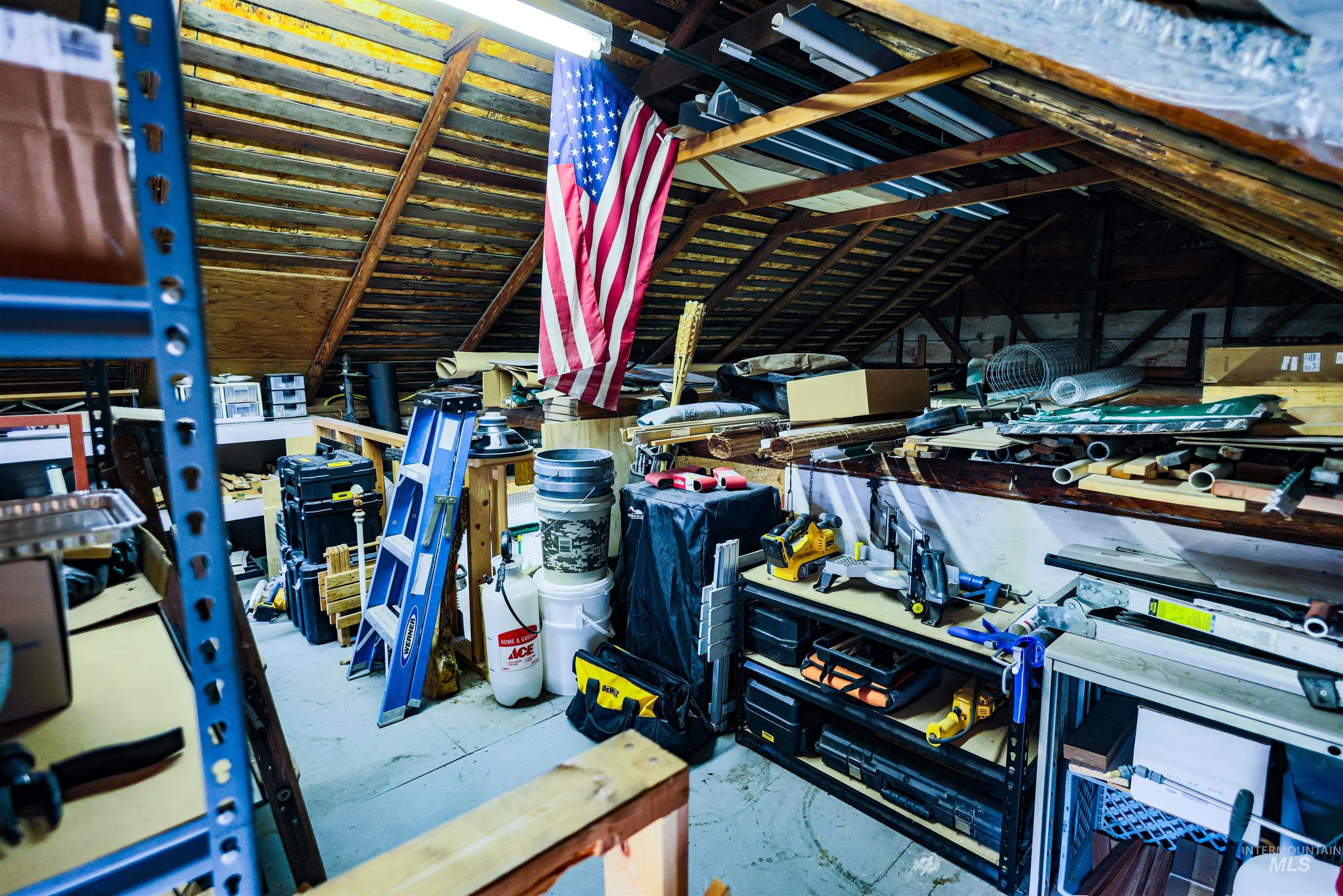 804 Maple Street Kamiah, ID 83536 - Photo 35 of 50 Miscellaneous room featuring concrete flooring and vaulted ceiling