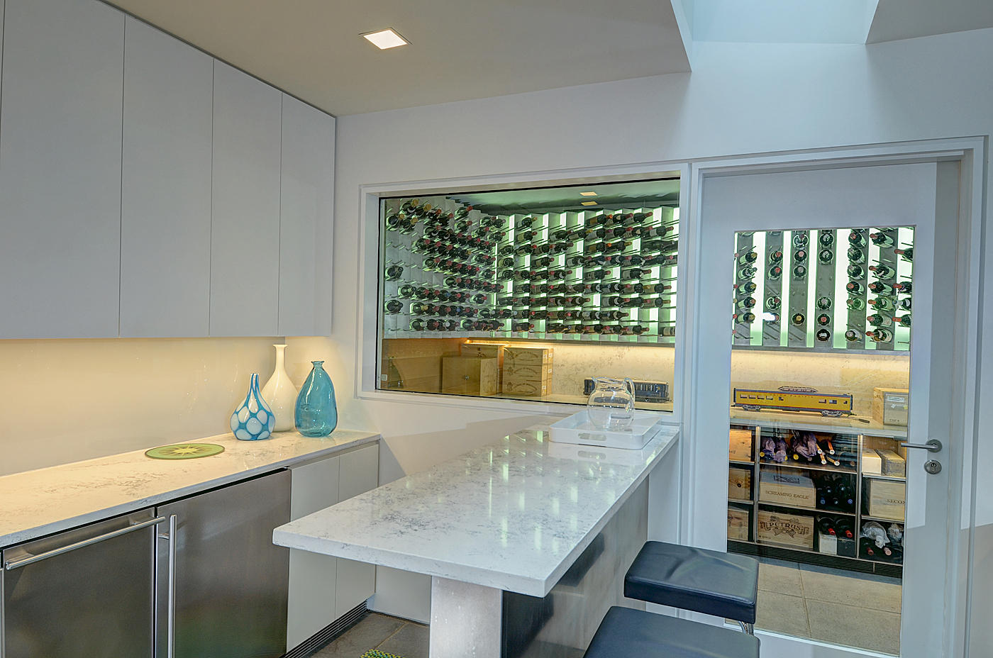 628 West Road New Canaan, CT 06840 - Photo 23 of 28 a kitchen with a sink and a large window