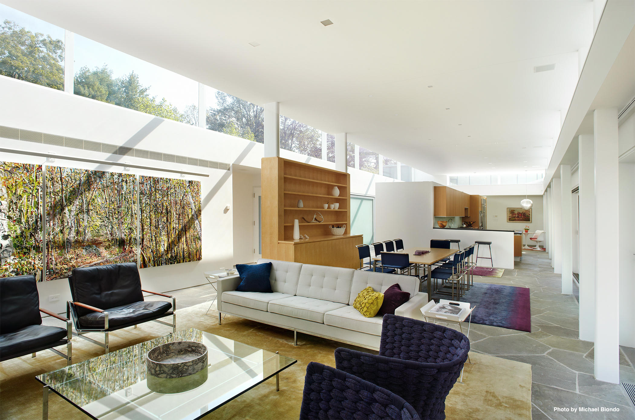 628 West Road New Canaan, CT 06840 - Photo 5 of 28 a living room with furniture and a large window